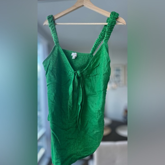 Stylish easy-breezy look green top from River Island - Size 14 - Picture 3 of 7